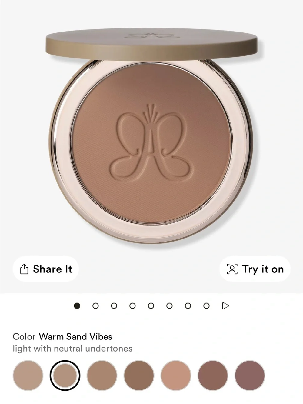 NIB ABH Smooth Blur Bronzer - Warm Sand Vibes